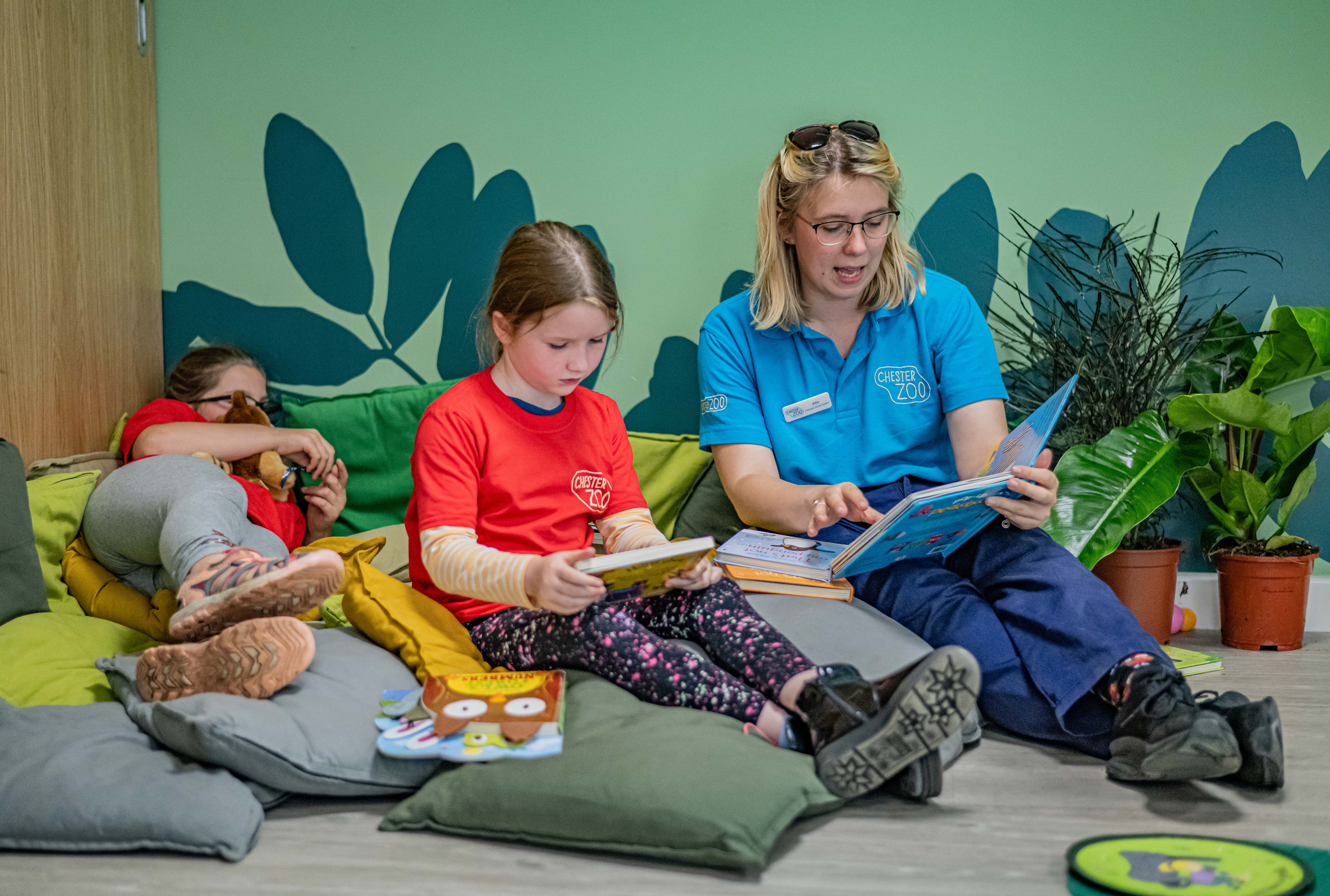 Engagement of young people in a classroom at Chester zoo